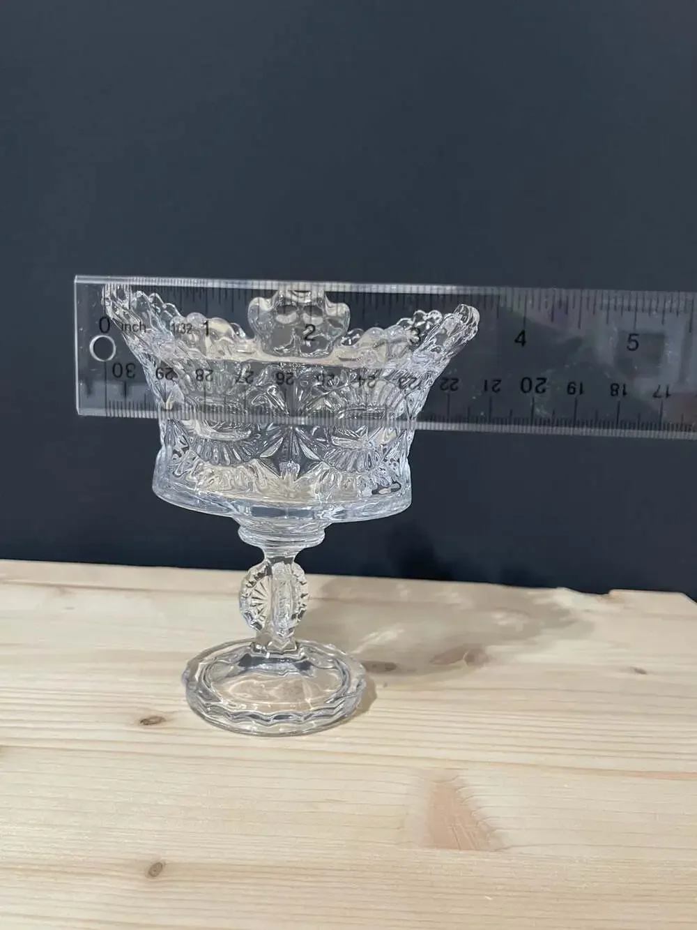 Godinger Royalty Crystal Footed Pedestal 5 3/4
